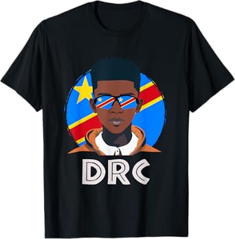 DRC, Congolese Flag, DR Congo Boy, African Boy, Congolese T-Shirt