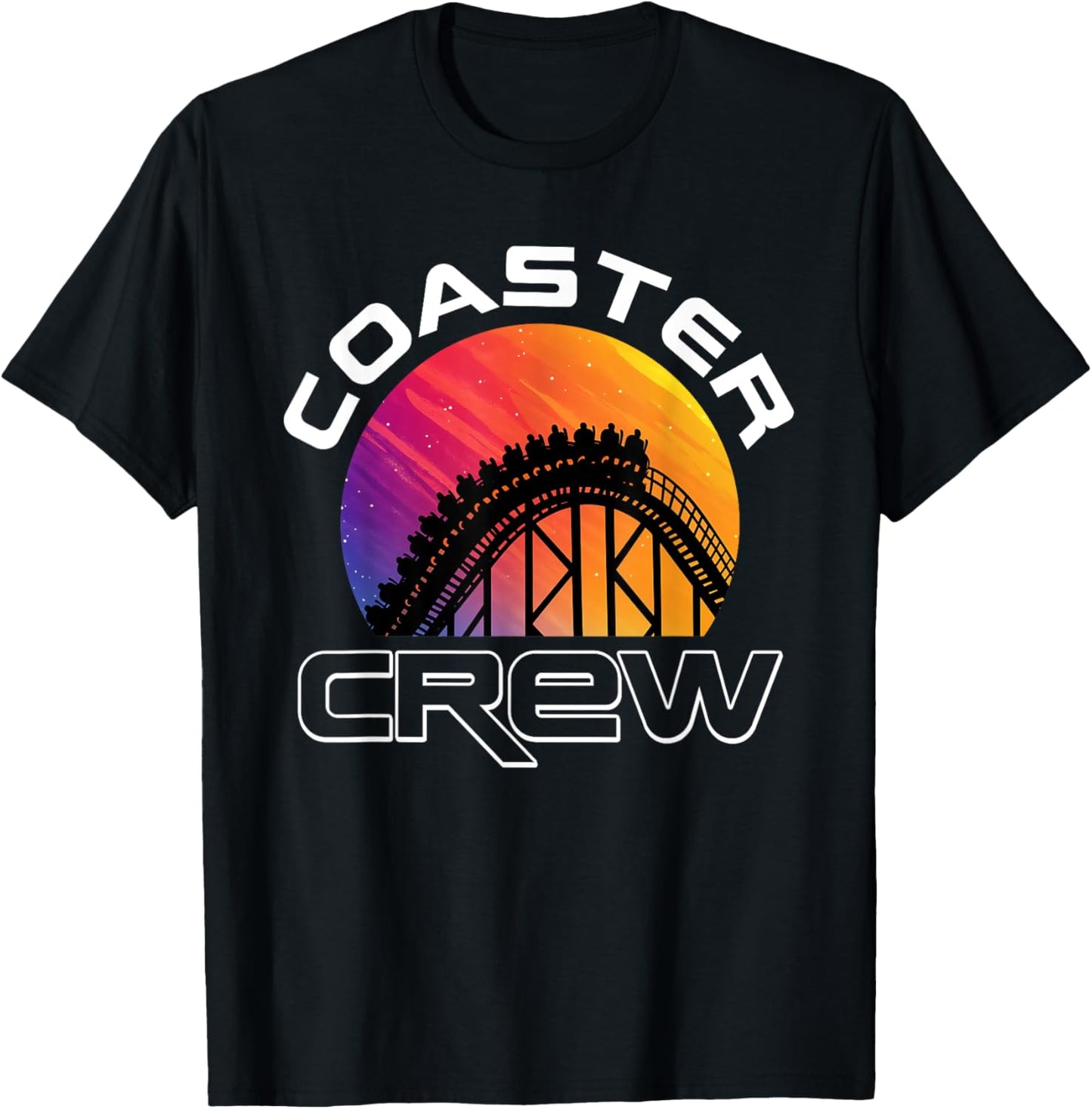Theme Park Amusement Park Family Matching Coaster Crew T-Shirt