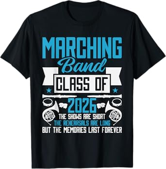 Senior 2026 Marching Band Class of 2026 T-Shirt