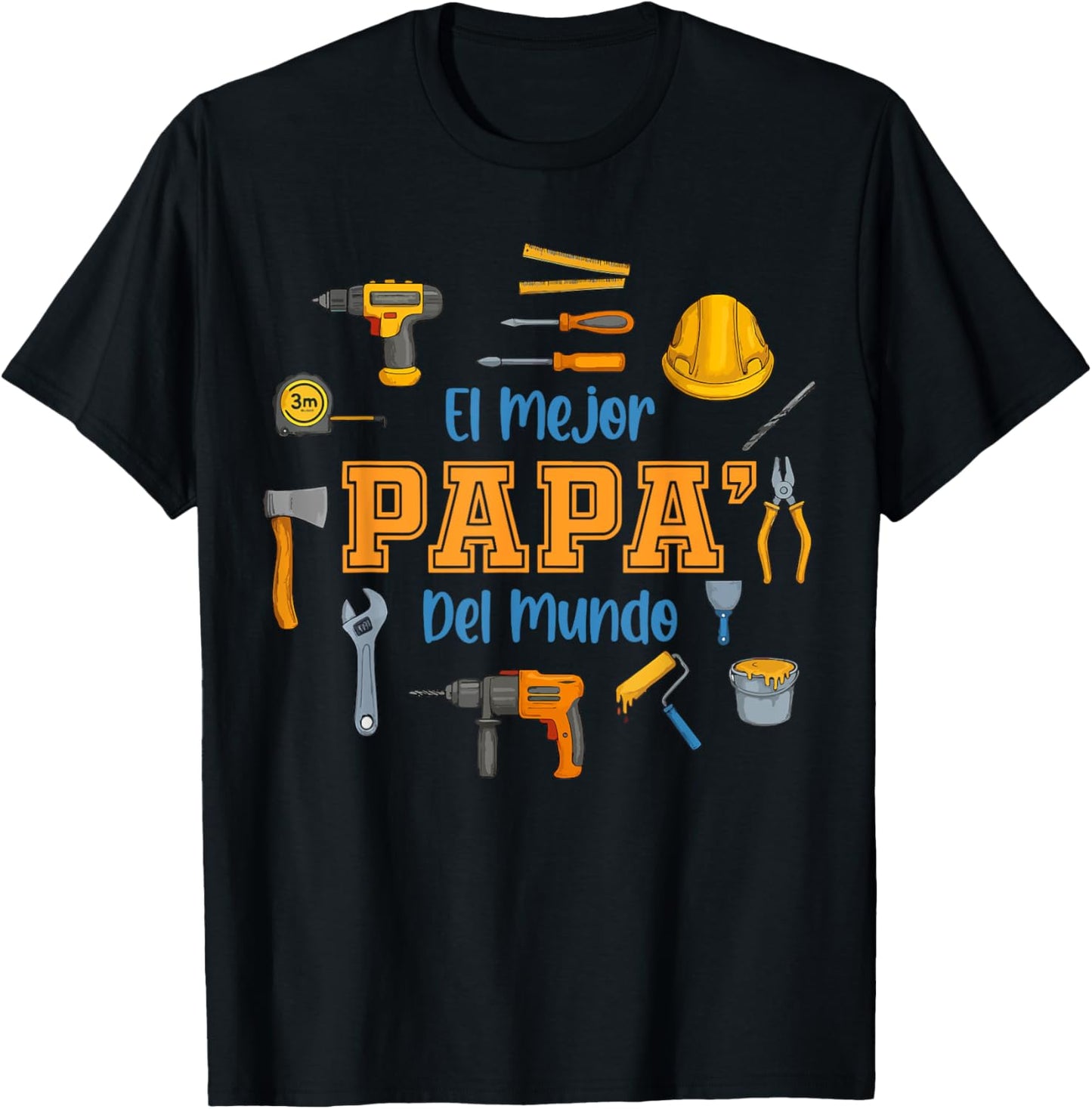 Fathers Day T-shirts in Spanish El Mejor Papa del Mundo T-Shirt