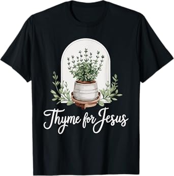 Gardening Jesus Christ Religion Christian Christianity T-Shirt