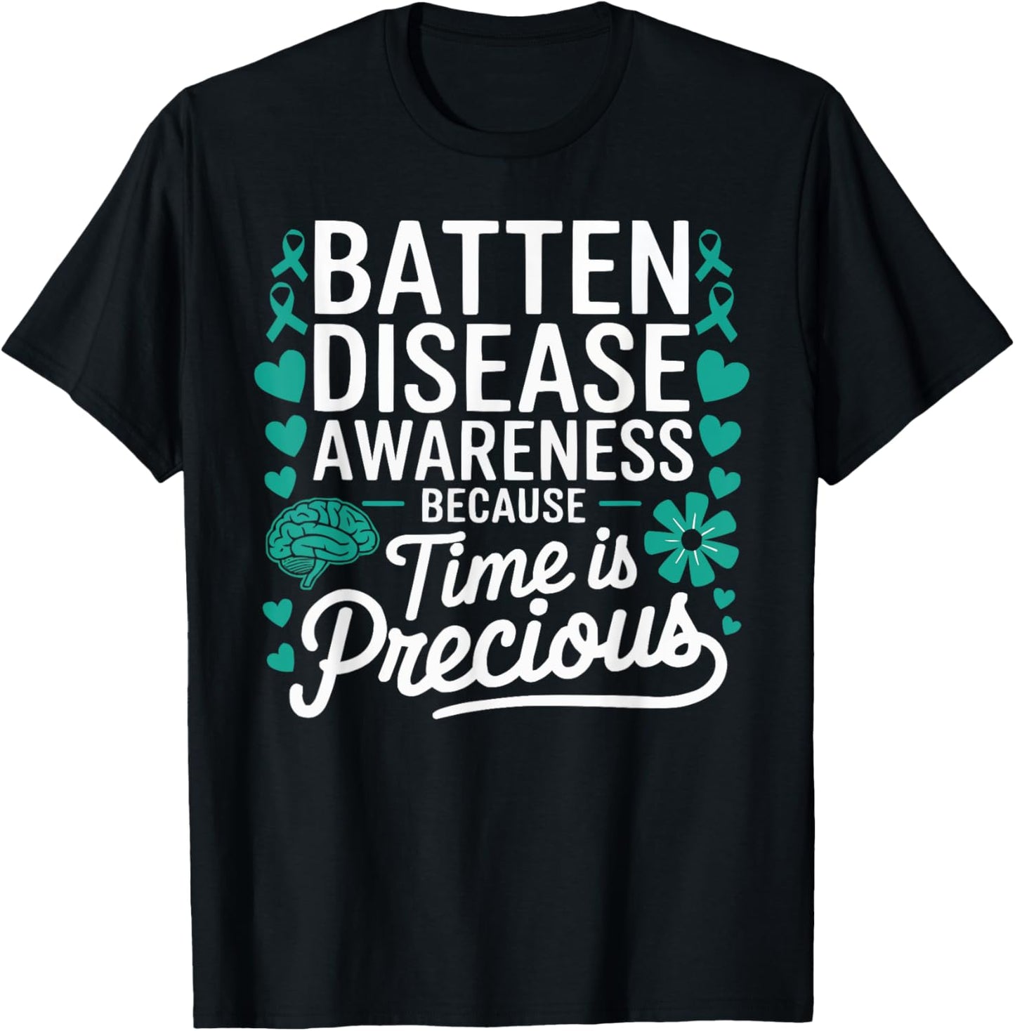 Batten Disease Awareness Neurodegenerative Disorder T-Shirt