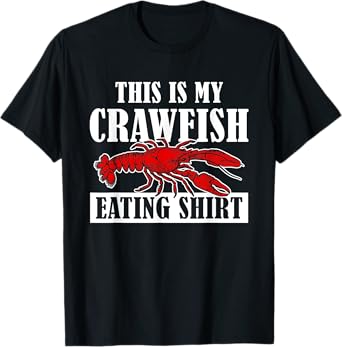 Crawfish Festival Clothing - This is My Crawfish Eating T-Shirt