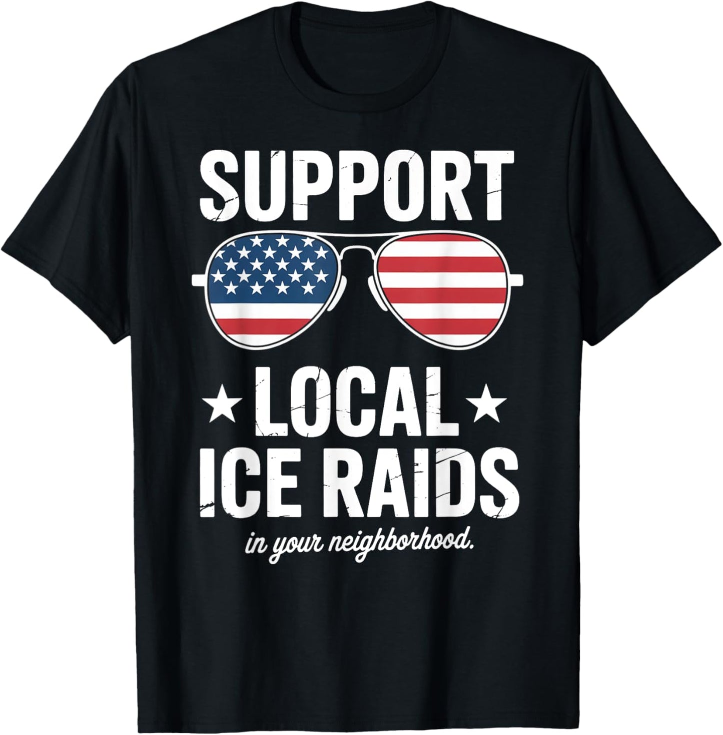 Support Local Ice Raids In Your Neighborhood T-Shirt