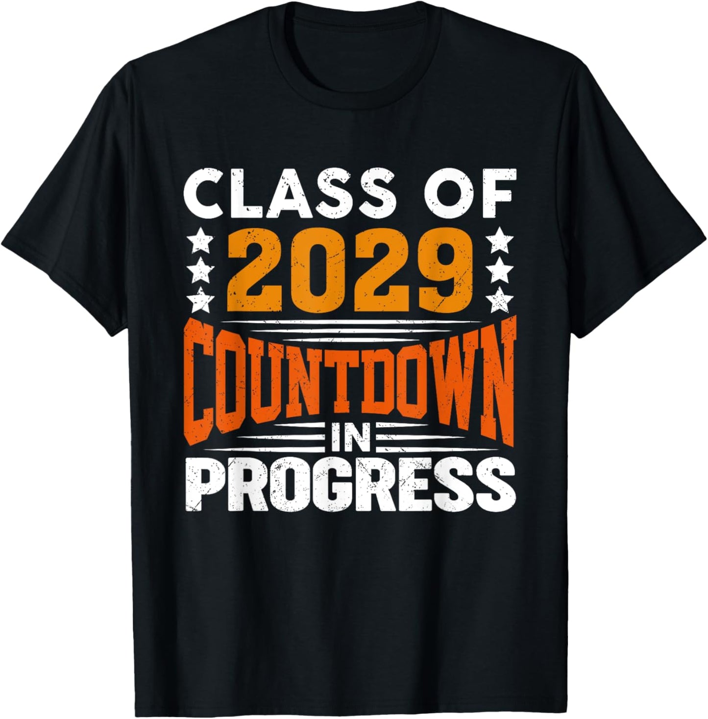 Class Of 2029 Countdown Vintage First Day Tee | TeeBrew