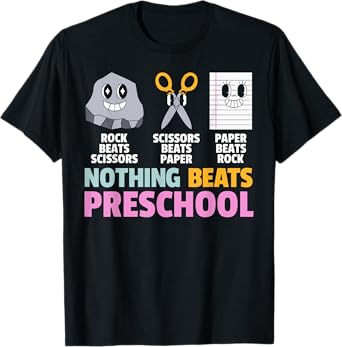 Nothing Beats Preschool Pre-K Back to School Teacher Kids T-Shirt