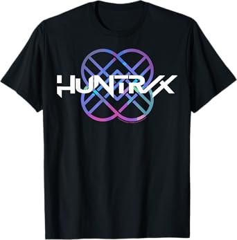 Kpop Demon Hunters Huntr/x Gradient Color Band Logo T-Shirt