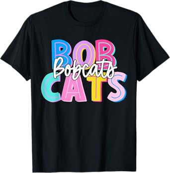 Bobcats Team Pride School Spirit T-Shirt