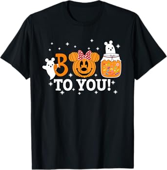 Cute Pumpkin Beer Boo To You Women Kids Halloween T-Shirt