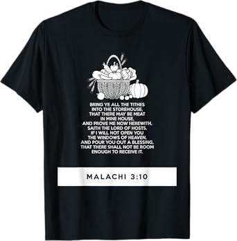 proverbs bible study Malachi 3 10 T-Shirt
