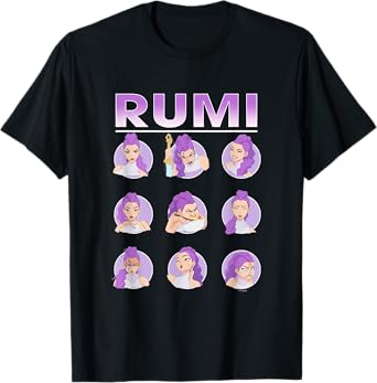 Kpop Demon Hunters Rumi Expressions T-Shirt