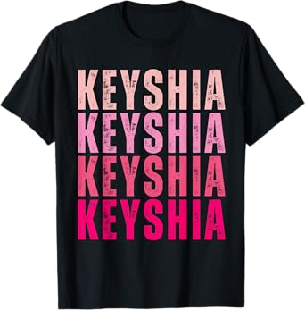 Keyshia Personalized Name I Love Keyshia Vintage T-Shirt