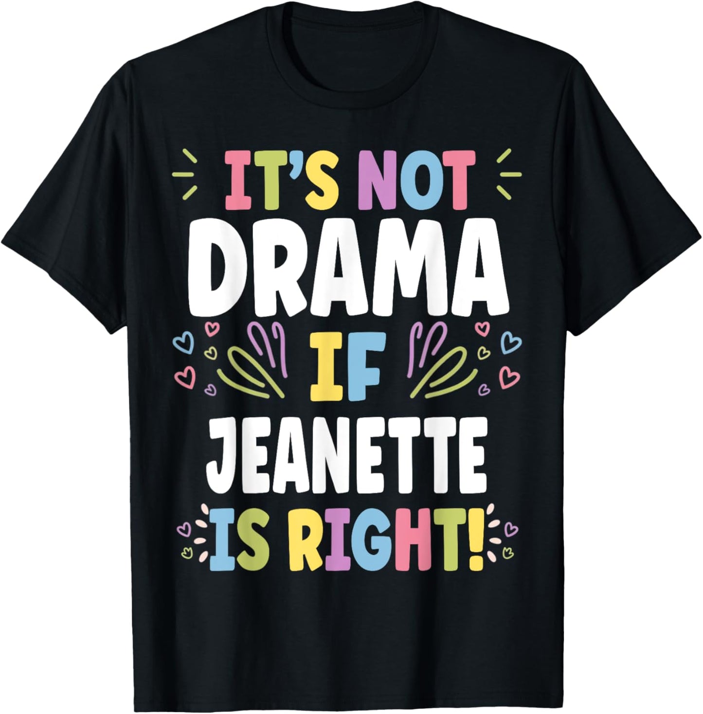 Jeanette Personalized Custom Women's Gift Name Shirt Unique Present by TeeBrew
