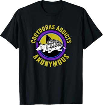 Corydoras Addicts Anonymous Aquarium Fish Catfish Lovers T-Shirt