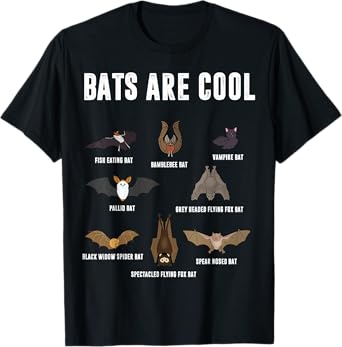 Bats Are Cool | Learning Science Is Fun For Kids T-Shirt