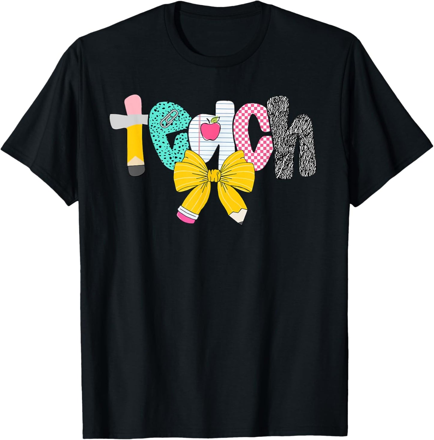 Teacher Coquette Bow Back To School First Day Of School Stylish T-shirt by TeeBrew