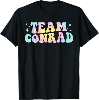 Team Conrad Groovy Tie Dye Kid T-Shirt