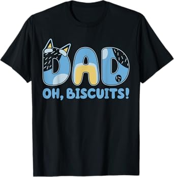 Dad Oh Biscuits Lovely Cartoon Daddy Father's Day T-Shirt