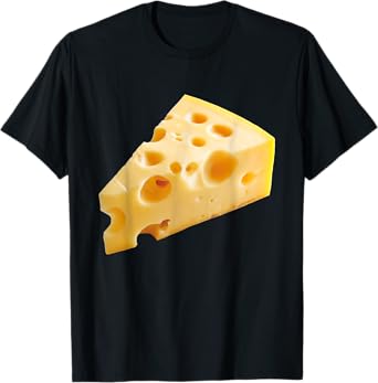 Cheese Lover Graphic Halloween Costume T-Shirt