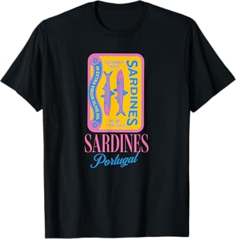 Tinned fish tinned sardines tin fish Portugal Italian summer T-Shirt