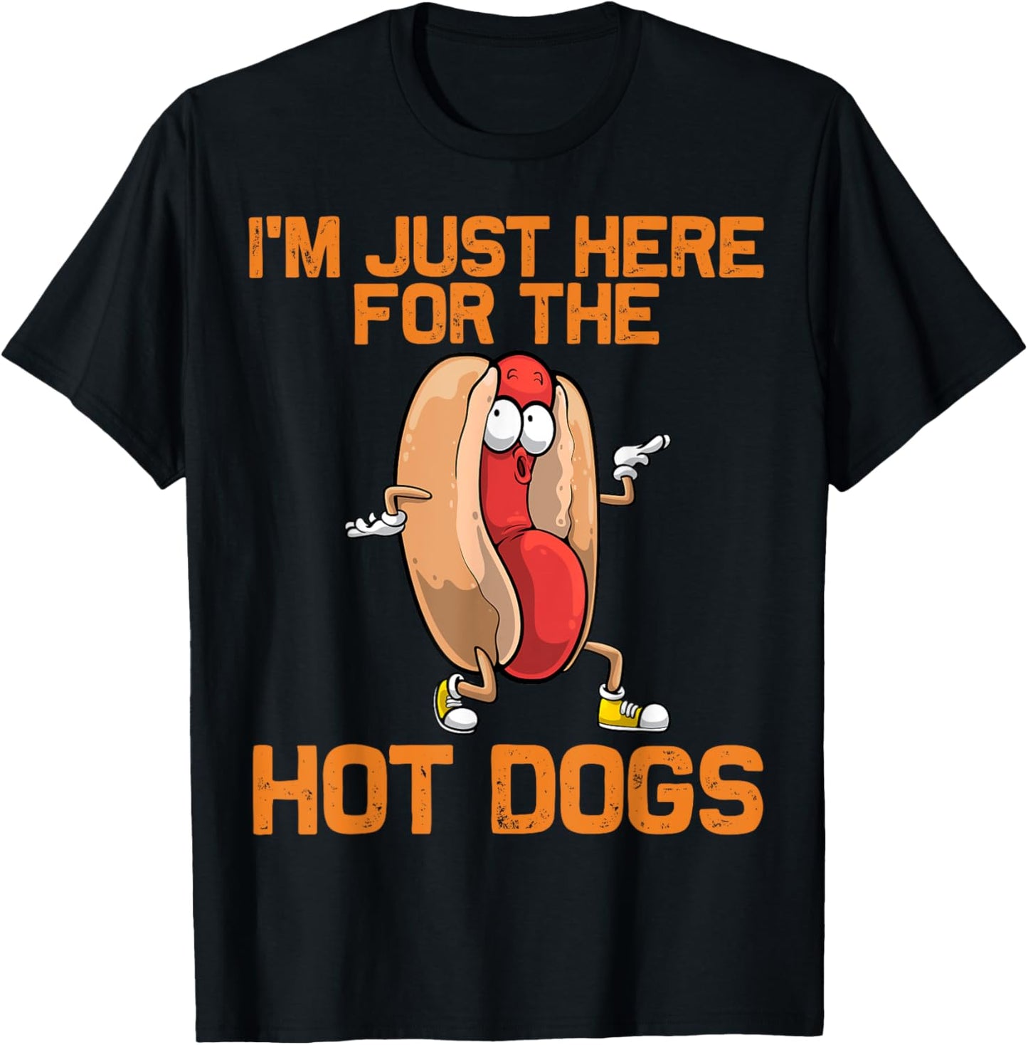 Funny Hot Dog Art For Men Women Kids Hot Dog Stand Hot Dog T-Shirt