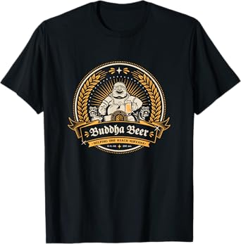Buddha Beer Label T-Shirt