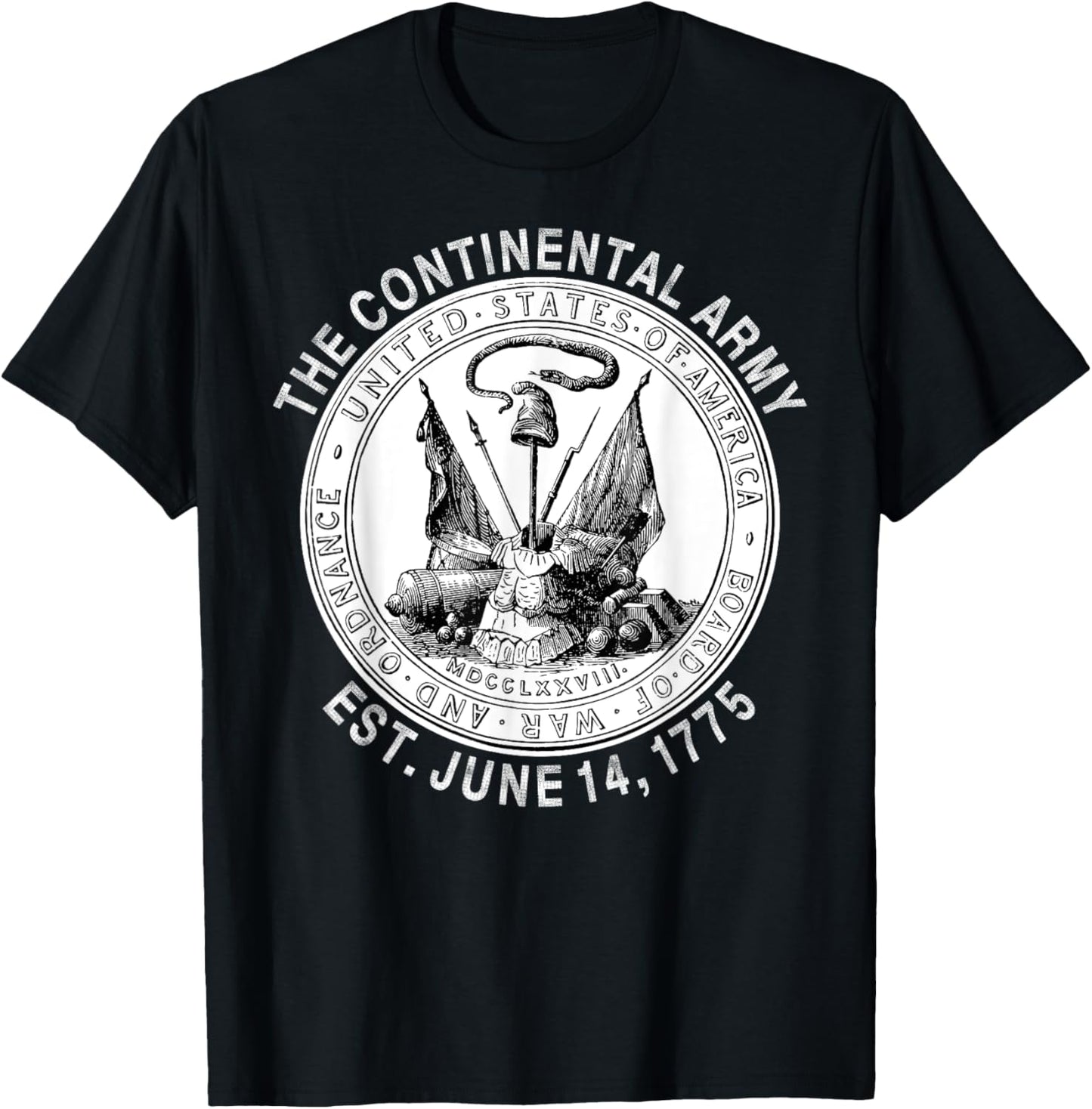 Continental Army America Independence Revolutionary War Seal T-Shirt