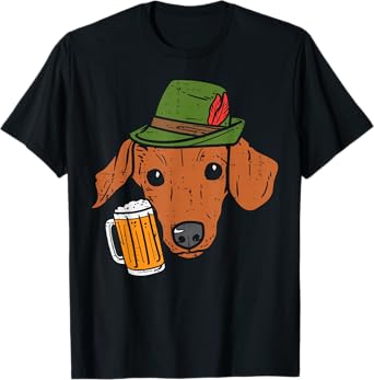 German Dachshund Oktoberfest Bavarian Weiner Sausage Dog T-Shirt