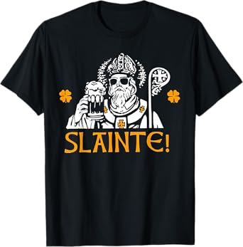 Slainte Irish Gaelic Cheers St. Patrick's Day T-Shirt