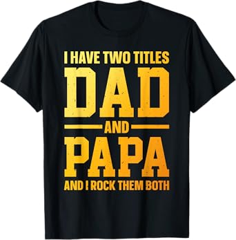 Best Papa Art For Grandpa From Grandkids Father's Day Papa T-Shirt
