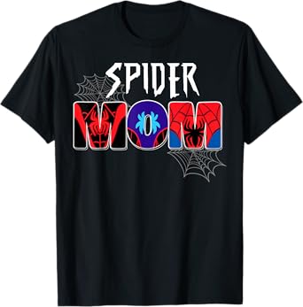 Women Spider Mom Mother's Day Matching Family Birthday T-Shirt