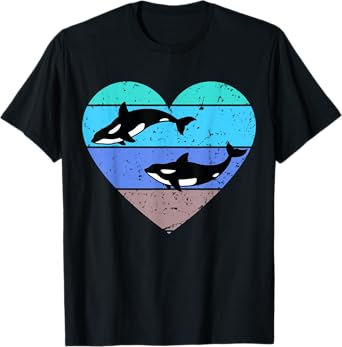 Orca Killer Whale Retro Gift T-Shirt