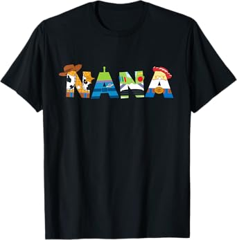 Disney and Pixarโs Toy Story Nana Family Trip & Birthday T-Shirt