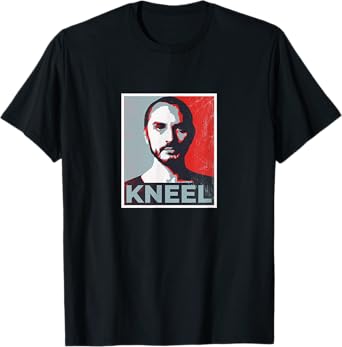 Unrealindeed Kneel Before Zod T-Shirt - Black, Small, Classic Fit, Short Sleeve, Unisex-Adult, Comic Book Fans