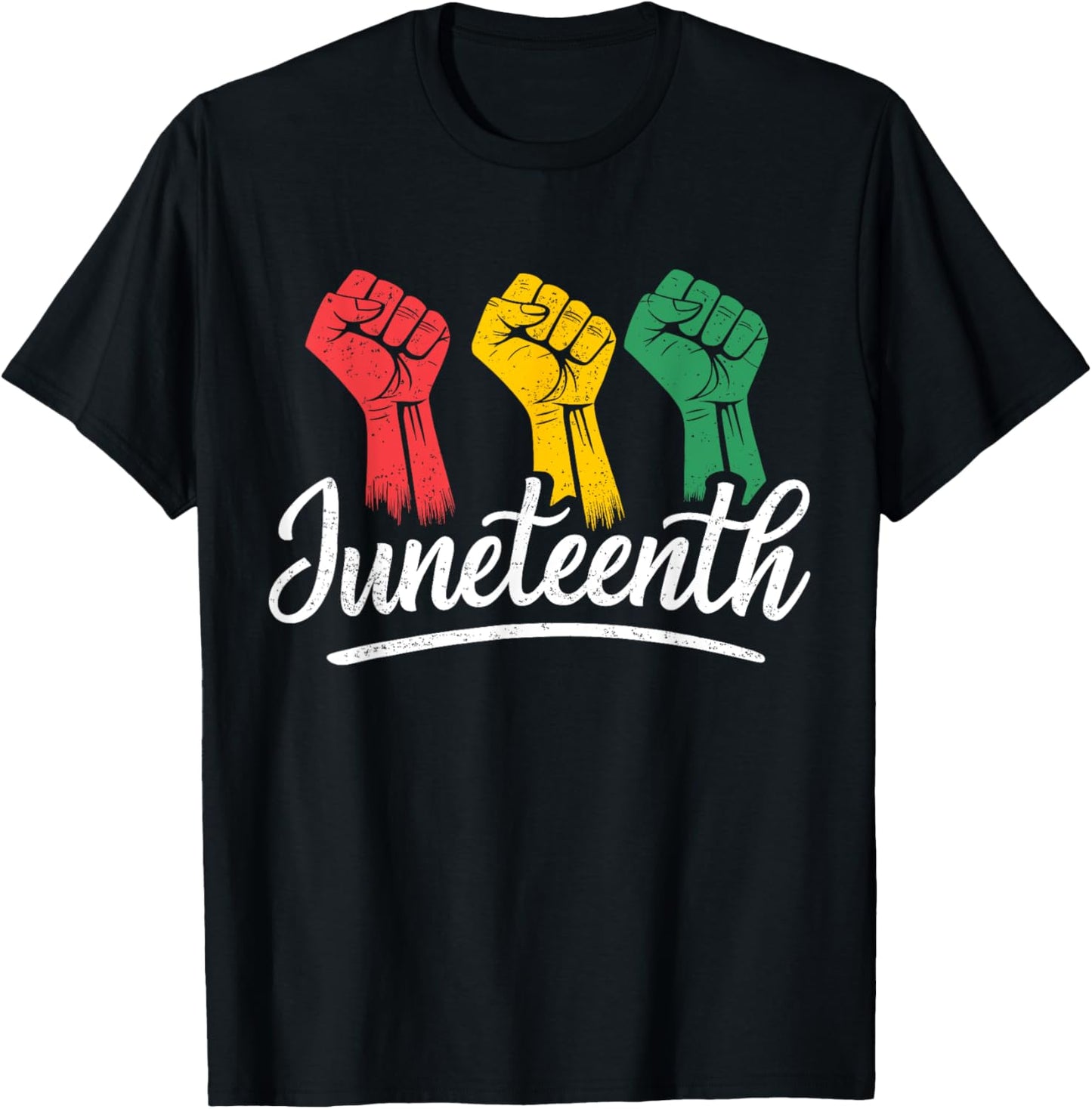 Juneteenth 1865 Fist Black History Free-ish African American T-Shirt