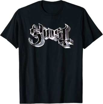 Ghost โ Skeleta Chrome Logo T-Shirt