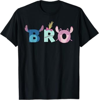 Disney Lilo & Stitch "Bro" Brother Birthday Gift Family Trip T-Shirt