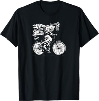 Awesome Jesus Christ Bicycle Vintage Retro Mountain Biker T-Shirt