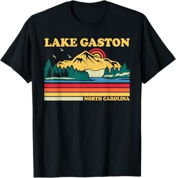 Vintage Retro Family Vacation North Carolina Gaston Lake T-Shirt