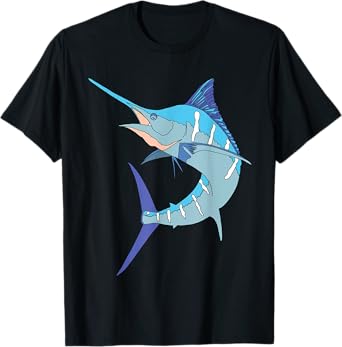 Swordfish Sport fishing Marlin Sailfish Billfish Hobby T-Shirt