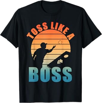 Cornhole Art For Men Women Adult Cornhole Player Corn Hole T-Shirt