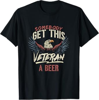 Get This Veteran A Beer Funny Military Meme T-Shirt