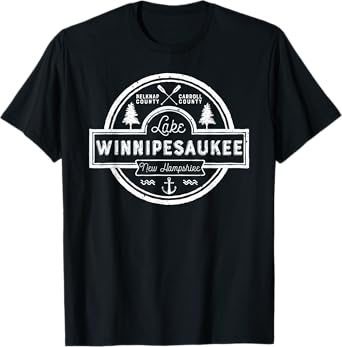 Lake Winnipesaukee New Hampshire T Shirt Men Women Camping T-Shirt