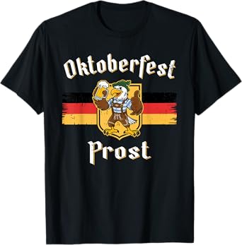 Funny Oktoberfest Eagle Beer Prost German Festival T-Shirt