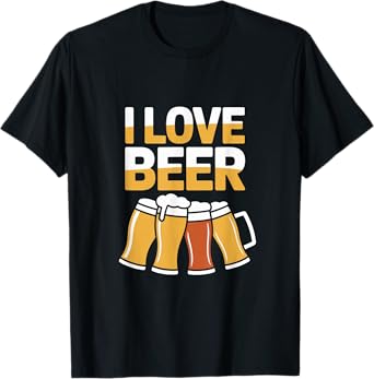 Beer Enthusiasts I Love Beer Cheers T-Shirt
