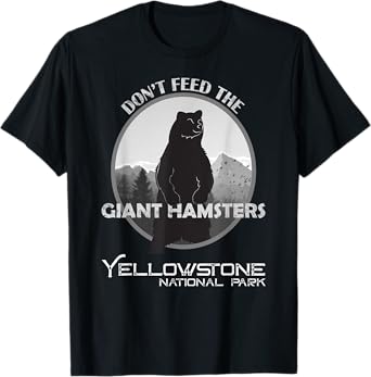 Funny Yellowstone National Park Grizzly Brown Bear For Kids T-Shirt