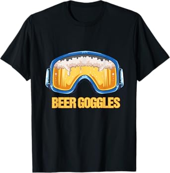 Snowboarding - Beer Goggles - Ski Mountain T-Shirt