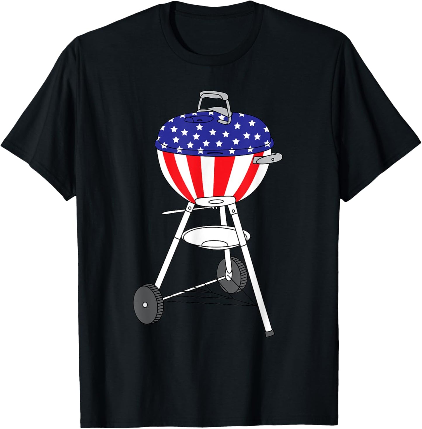 USA Charcoal Kettle Grill Shirt | July 4th Grill Gift T-Shirt
