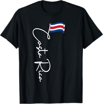 Costa Rica Flag Vacation Tropical Pura Vida Costa Rica T-Shirt