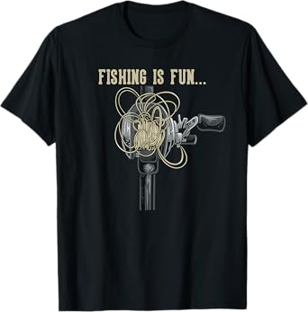 Fishing is fun Bird's Nest T-Shirt